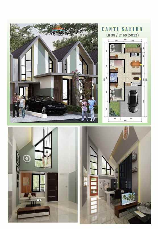 dijual rumah aryana karawaci tangerang