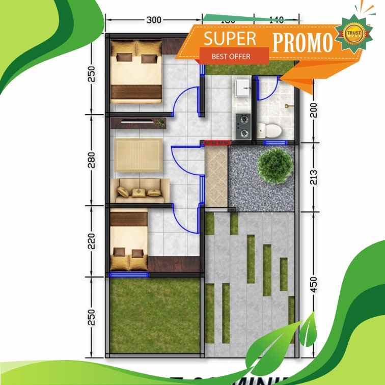 dijual rumah bandung timur