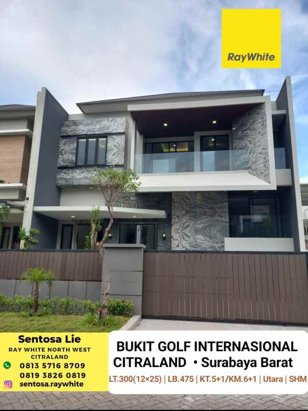 dijual rumah bukit golf internasional