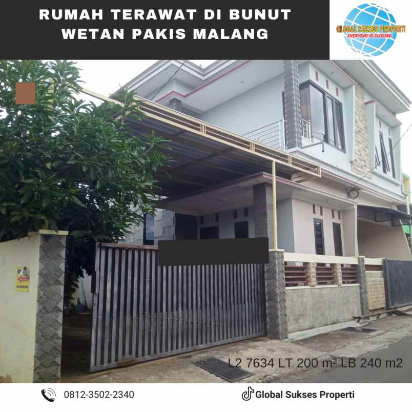 dijual rumah bunut wetan