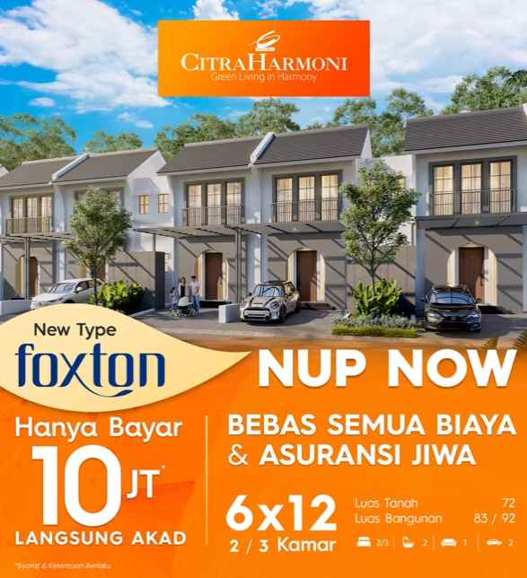 dijual rumah citra harmoni