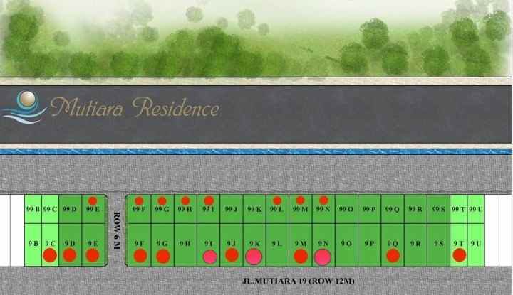 dijual rumah cluster mutiara jade di