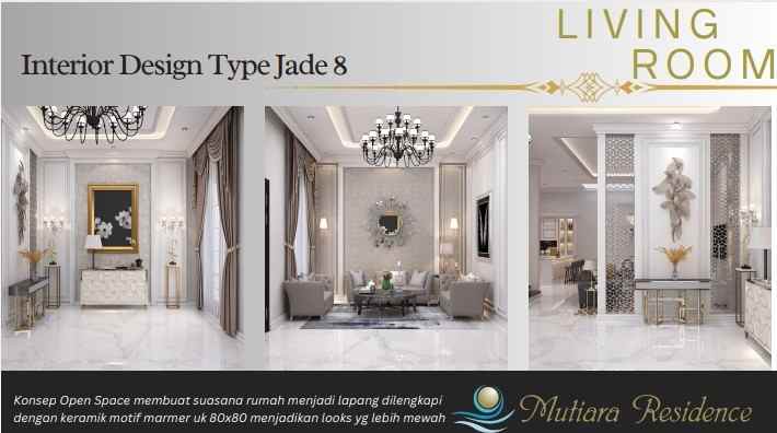 dijual rumah cluster mutiara jade di