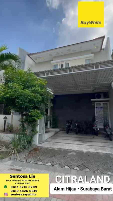 dijual rumah jalan alam hijau