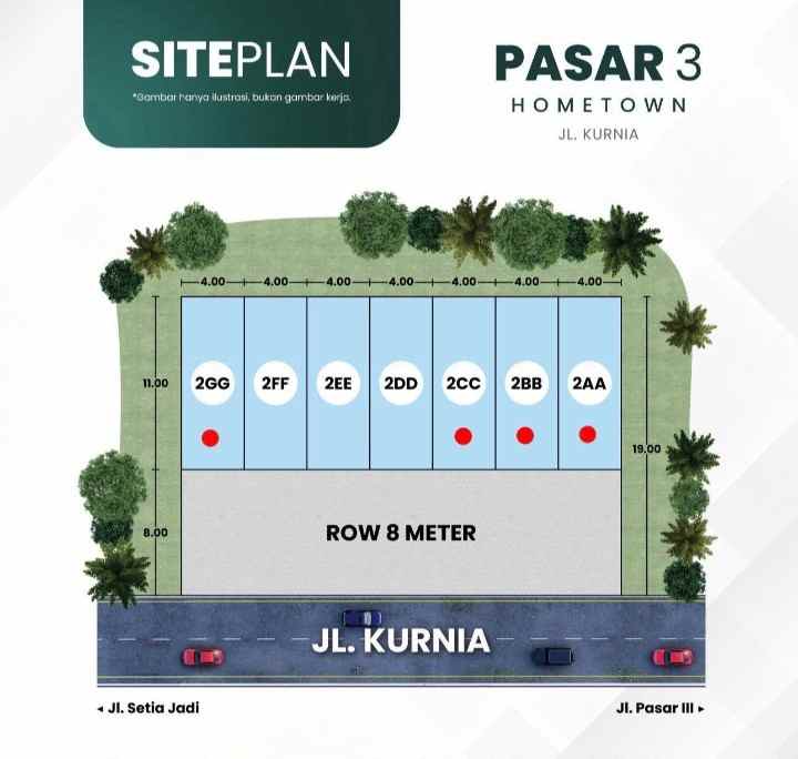 dijual rumah jalan baru simpang jalan