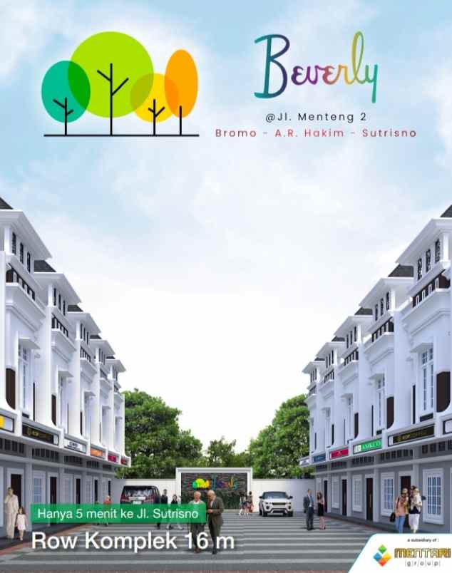 dijual rumah jalan menteng 2 denai