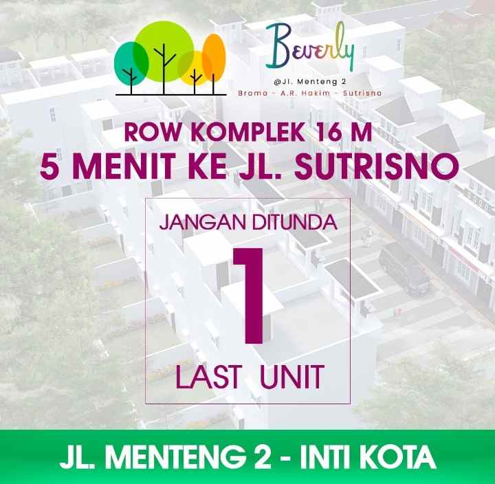 dijual rumah jalan menteng 2 denai