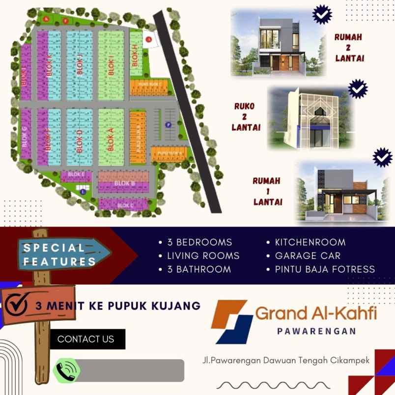 dijual rumah jalan pawarengan