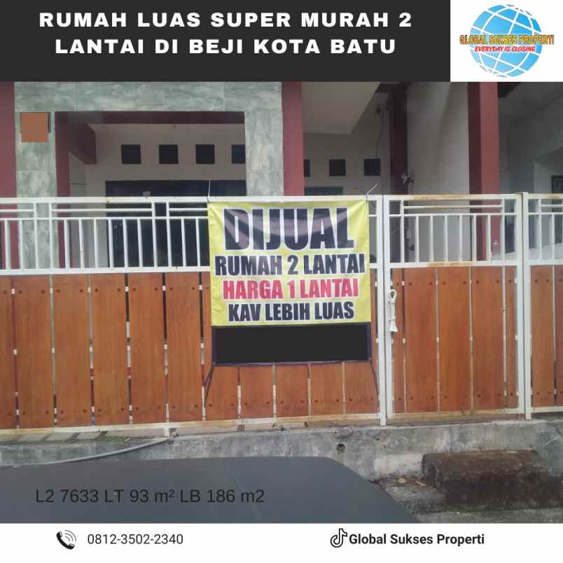 dijual rumah jalan puskesmas