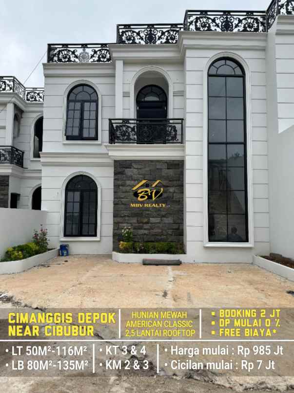 dijual rumah jalan raya cimanggis