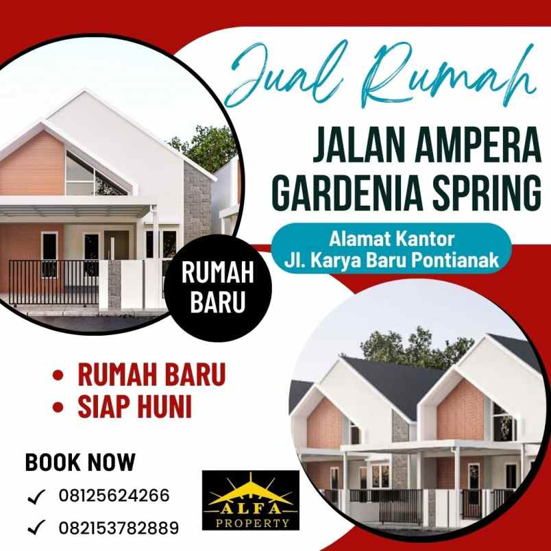 dijual rumah jl ampera komp gardenia spring