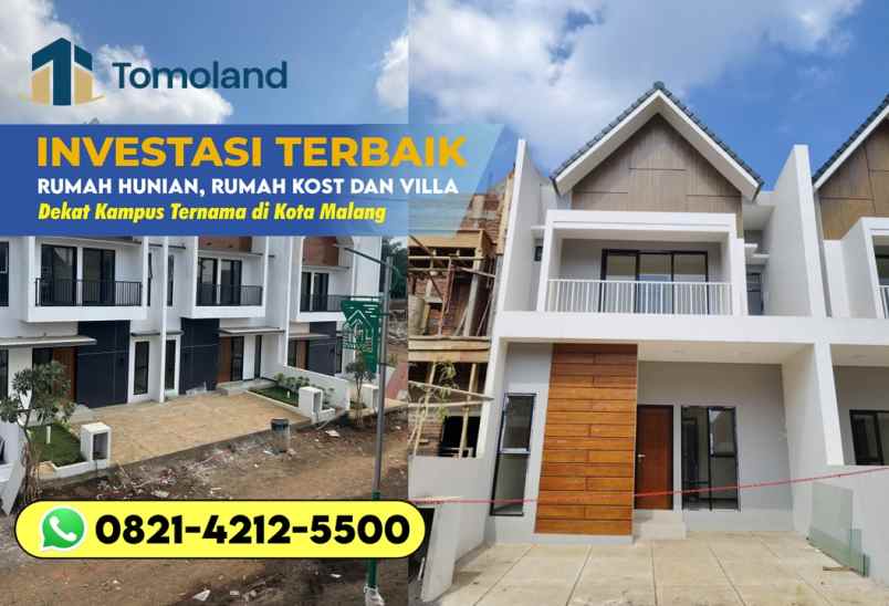 dijual rumah jl chili joyogrand blok