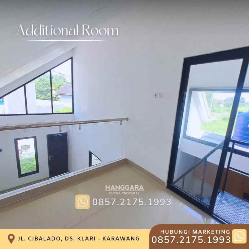 dijual rumah jl cibalado klari