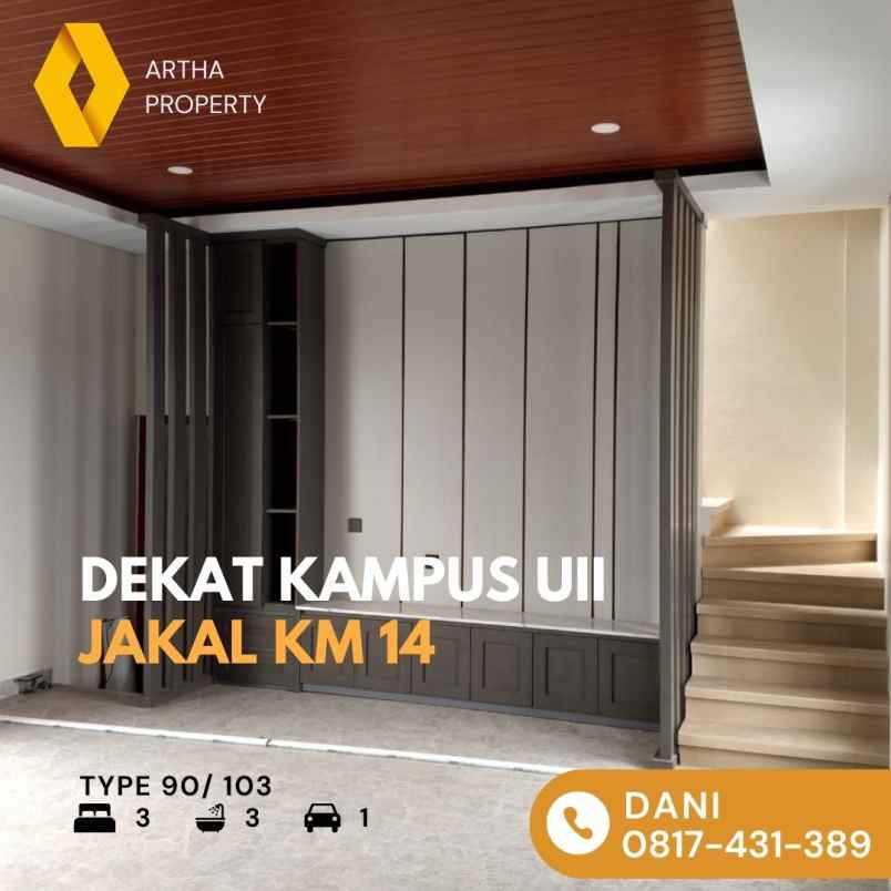 dijual rumah jl kaliurang km 14 sleman