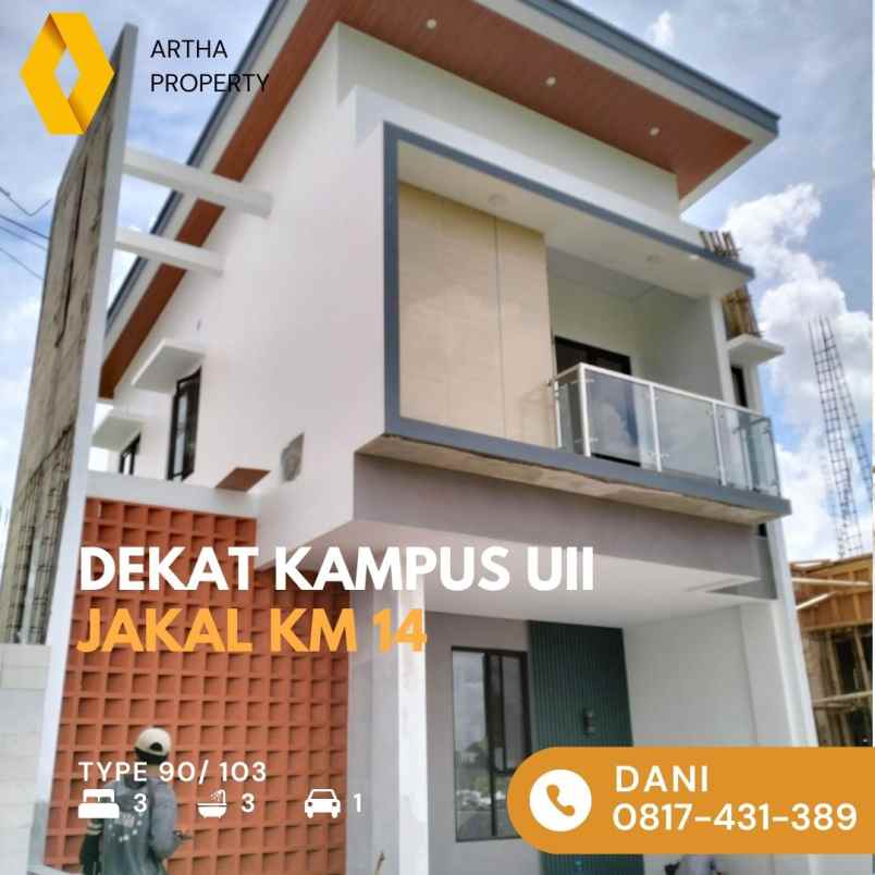 dijual rumah jl kaliurang km 14 sleman