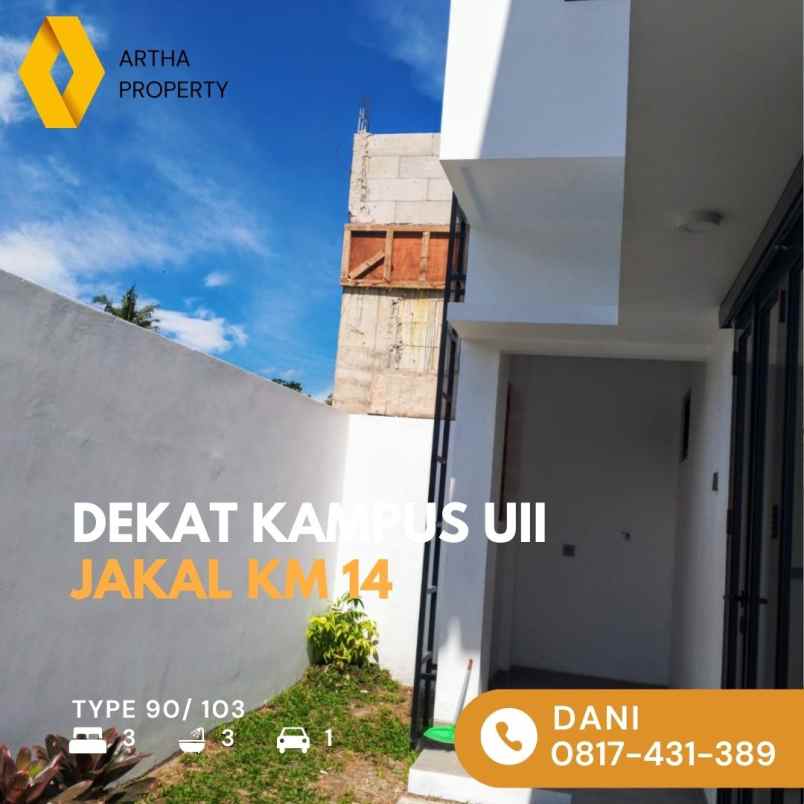 dijual rumah jl kaliurang km 14 sleman