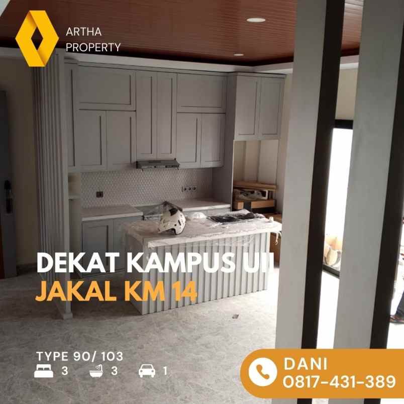 dijual rumah jl kaliurang km 14 sleman