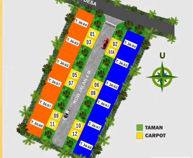 dijual rumah jl raya setu wates