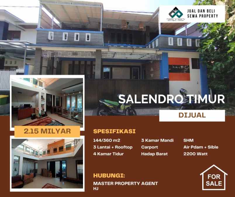 dijual rumah jl salendro