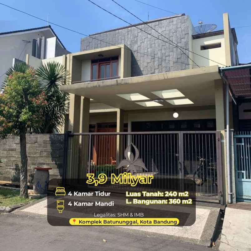 dijual rumah komplek batununggal