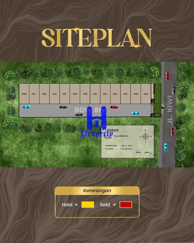 dijual rumah komplek kiwi mas jalan kiwi