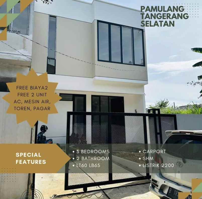 dijual rumah komplek vila dago pamulang