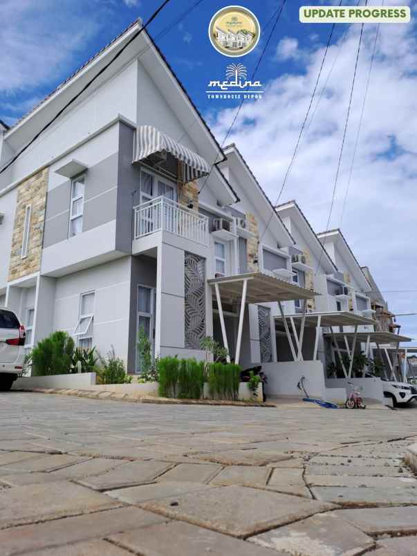 dijual rumah medina townhouse depok jl