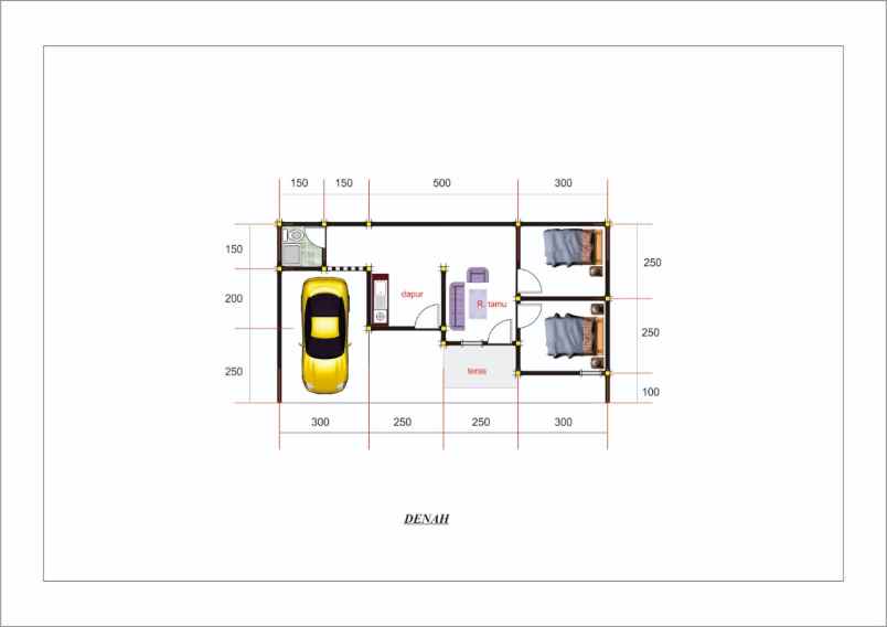 dijual rumah modern siap huni di bangetayu wetan