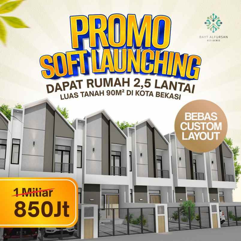 dijual rumah mustika jaya