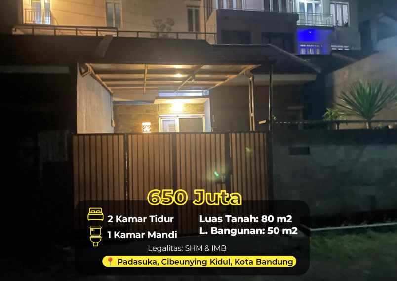 dijual rumah padasuka