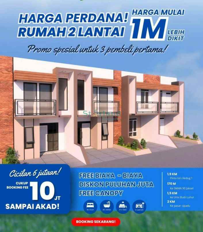 dijual rumah petukangan