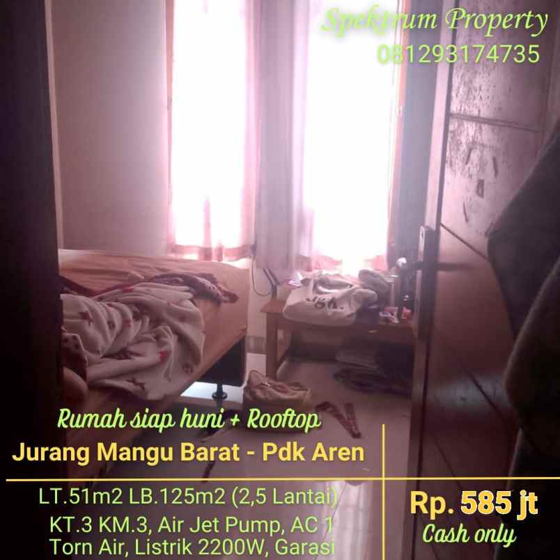 dijual rumah pondok jati