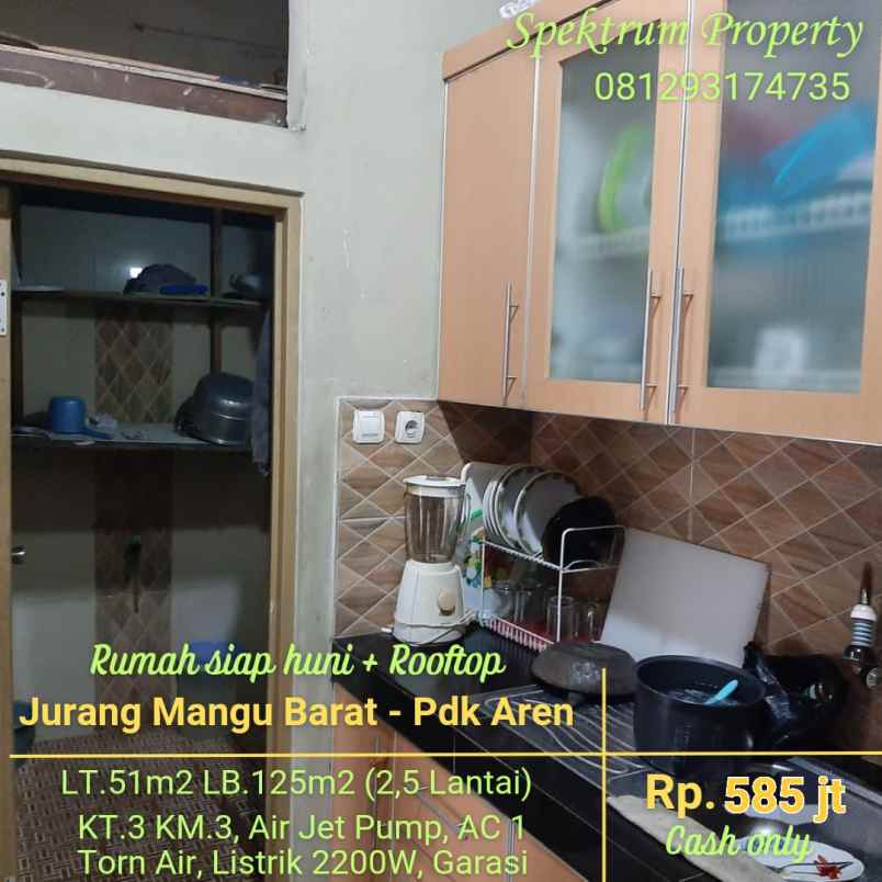 dijual rumah pondok jati