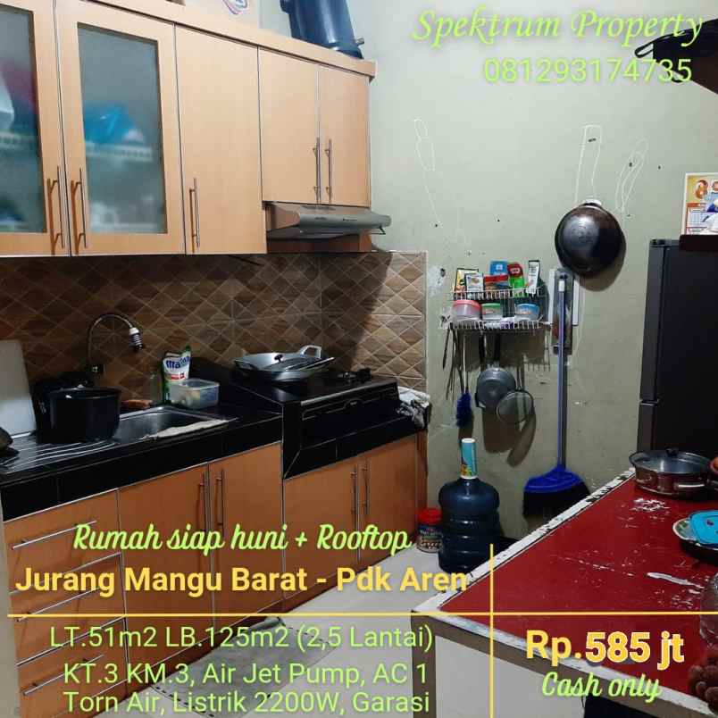 dijual rumah pondok jati