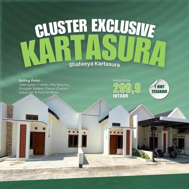 dijual rumah pucangan kartasura