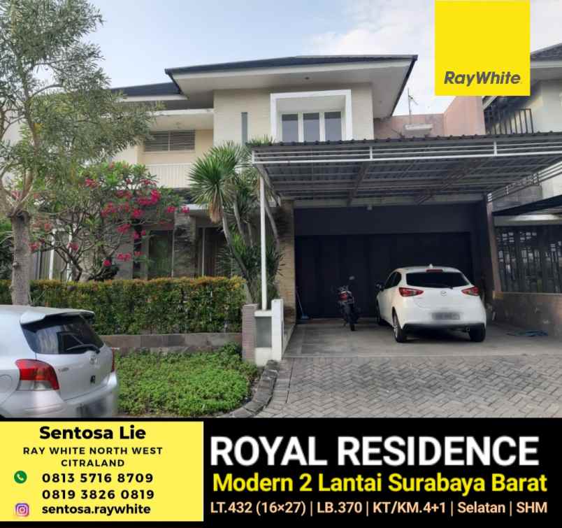 dijual rumah royal residence