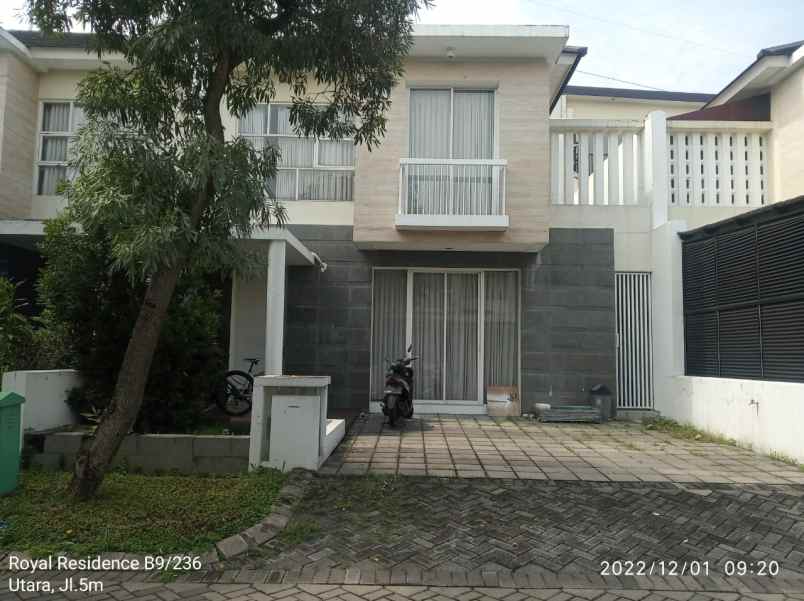 dijual rumah siap huni royal residence serenade