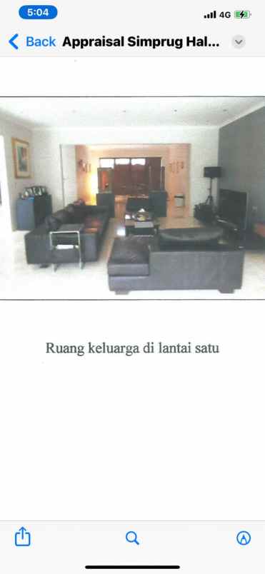 dijual rumah simprug golf jakarta selatan