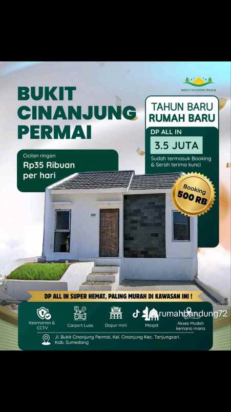 dijual rumah subsidi bandung timur