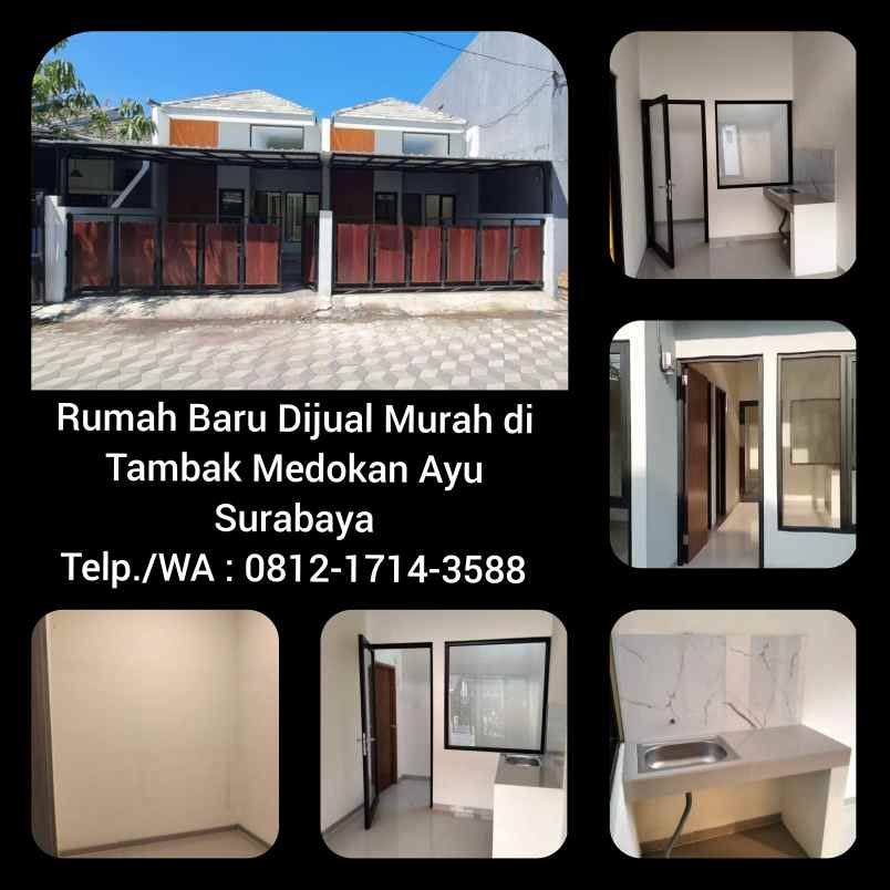 dijual rumah tambak medokan ayu