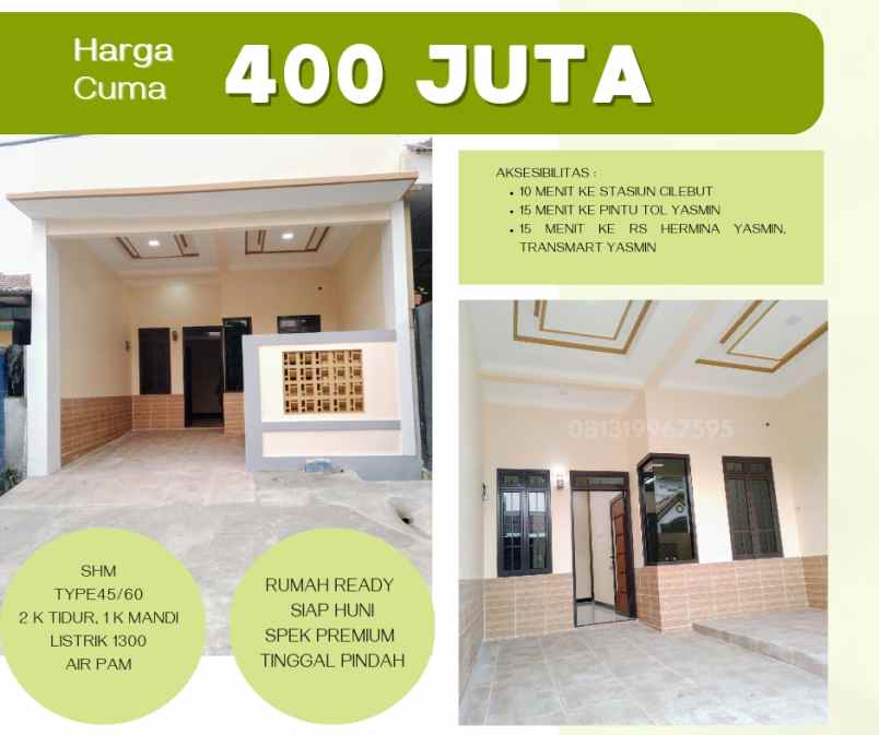 dijual rumah villa mutiara bogor 1