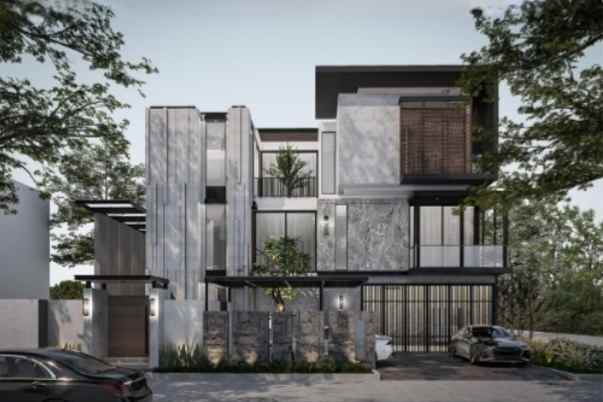 dijual rumah waterfront