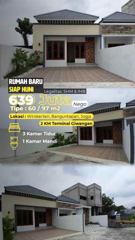 dijual rumah wirokerten