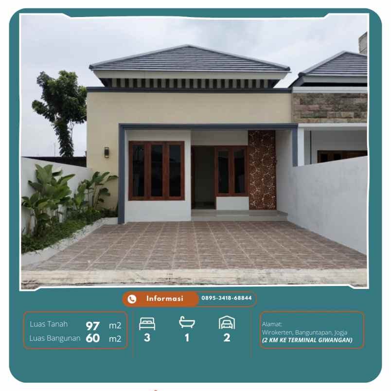 dijual rumah wirokerten