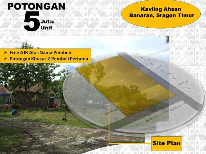 dijual tanah banaran sambung macan