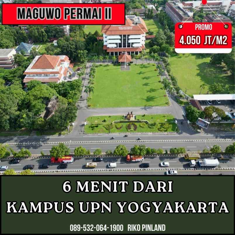 dijual tanah corongan maguwoharjo depok