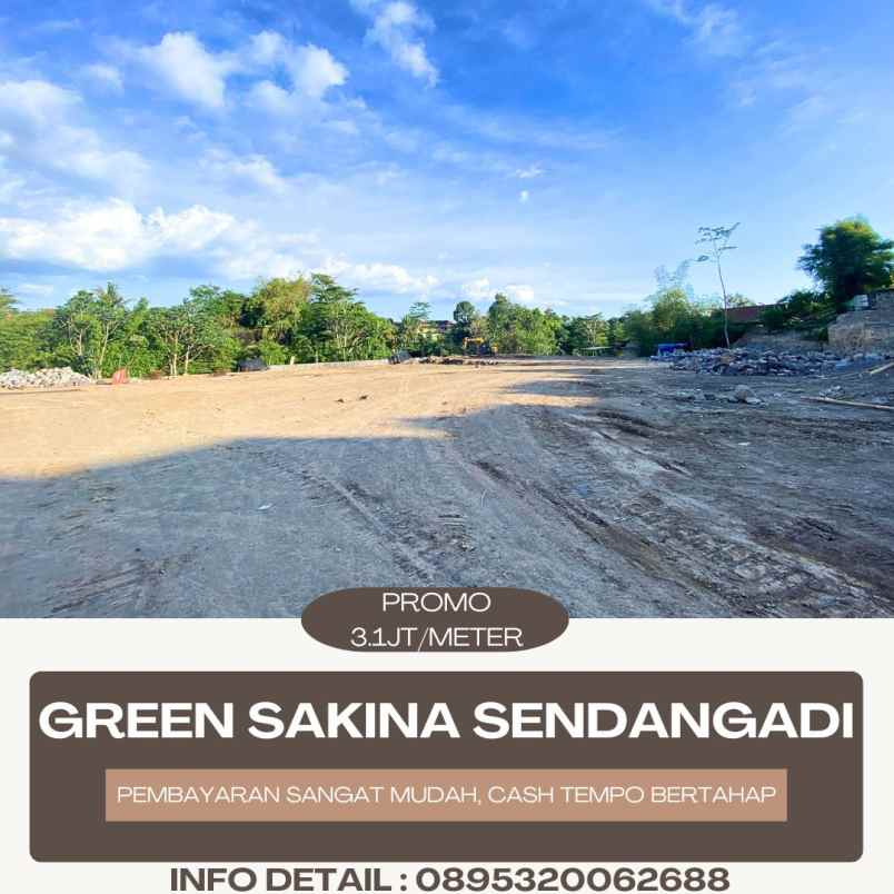 dijual tanah duwet sendangadi mlati