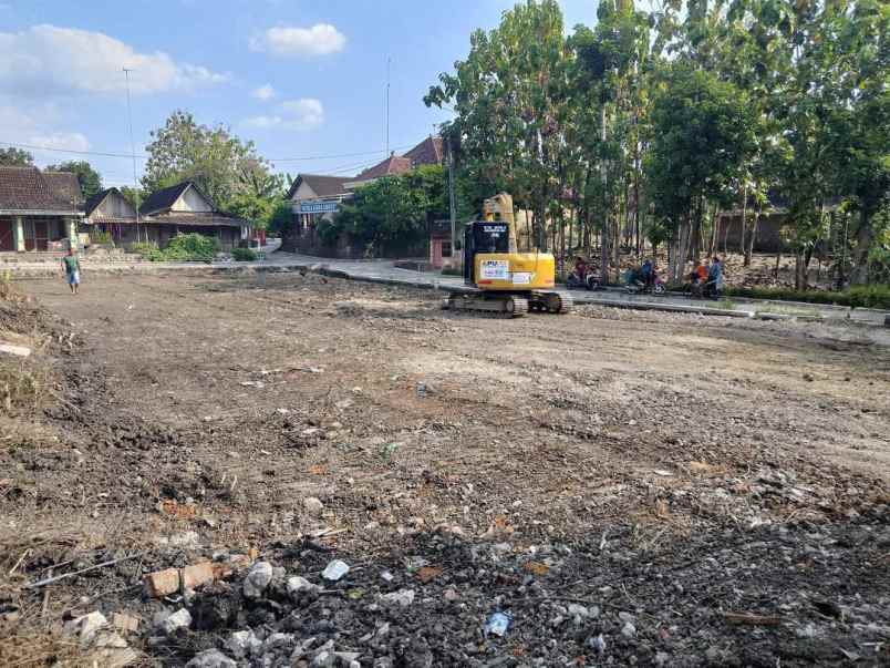 dijual tanah gondang glonggong sragen