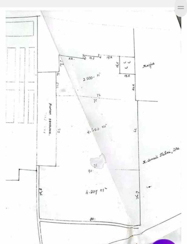 dijual tanah jalan ahmad yani
