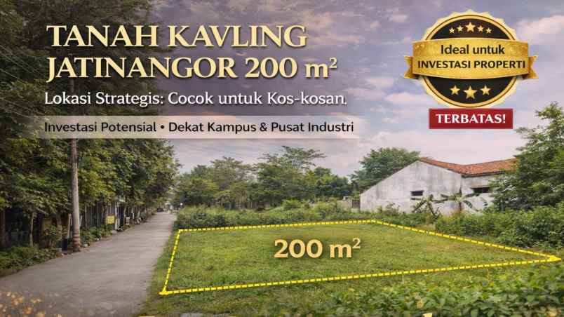 dijual tanah jalan caringin